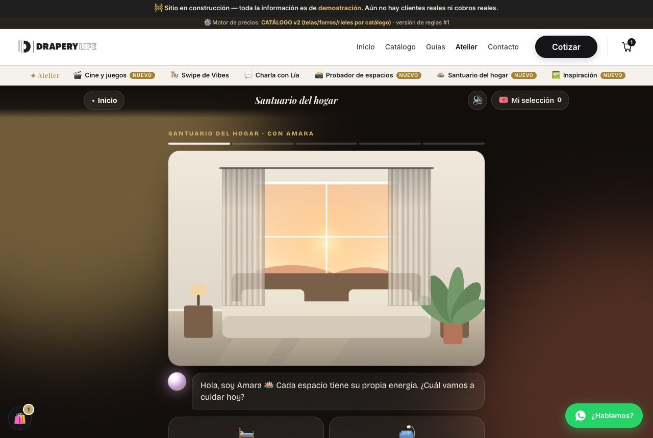 Amara propone cuidar la energía de cada espacio con los elementos del Feng Shui.
